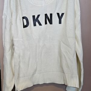 DKNY Women's White Sweater